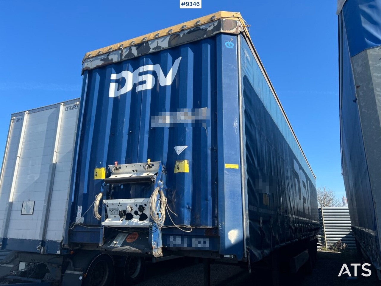 Trailer - KRONE SD - Semi-remorque rideaux coulissants: photos 2 Trailer - KRONE SD - Semi-remorque rideaux coulissants: photos 2