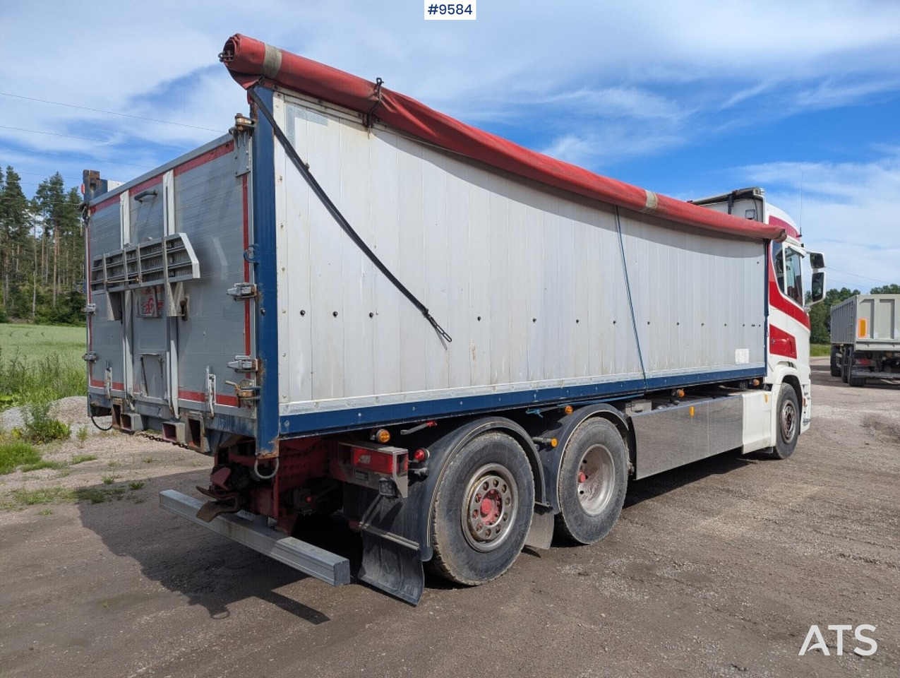 Truck / Grain truck Scania R580 6X2 - Camion fourgon: photos 5 Truck / Grain truck Scania R580 6X2 - Camion fourgon: photos 5