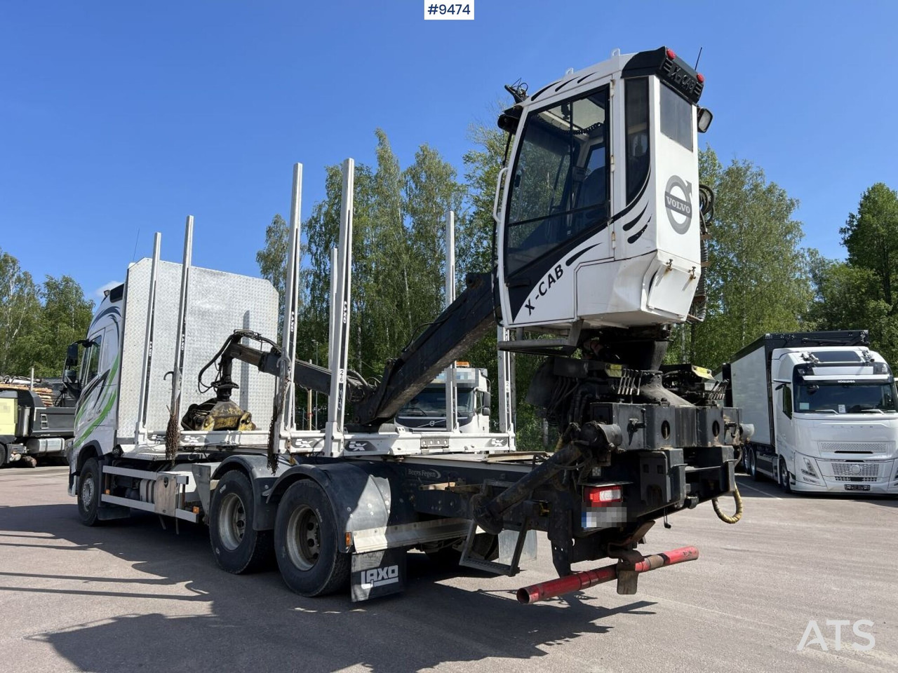 Volvo FH13 Logging truck with Loglift 105S crane - Camion grumier, Camion grue: photos 5 Volvo FH13 Logging truck with Loglift 105S crane - Camion grumier, Camion grue: photos 5