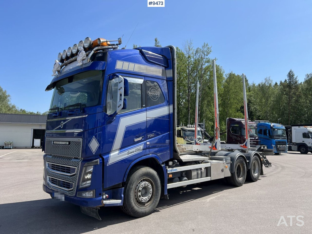 Camion grumier Volvo FH16 750 Logging truck: photos 1