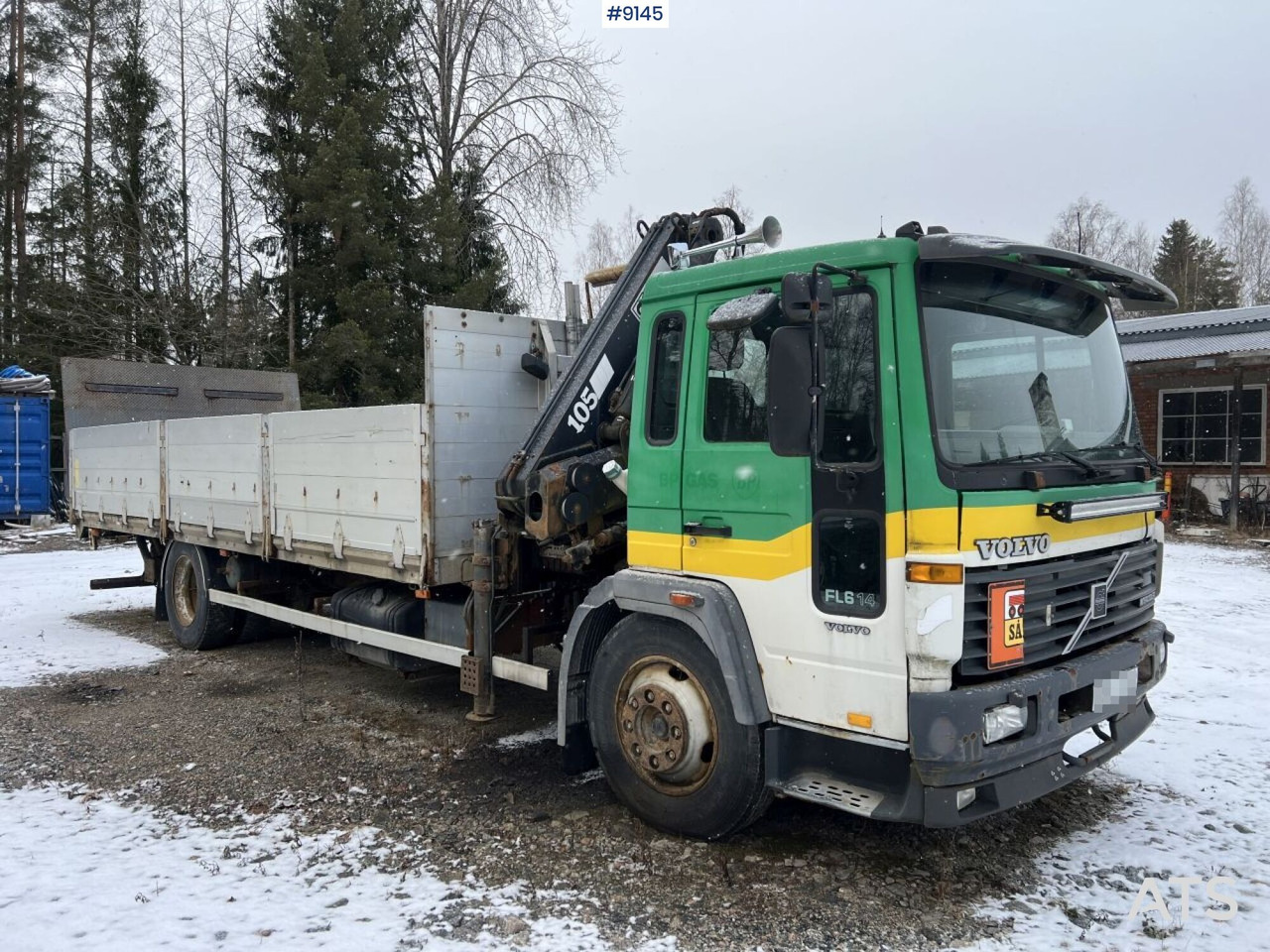 Volvo FL614 4x2 Förlängd med HIAB 105-3 - Camion grue: photos 2 Volvo FL614 4x2 Förlängd med HIAB 105-3 - Camion grue: photos 2