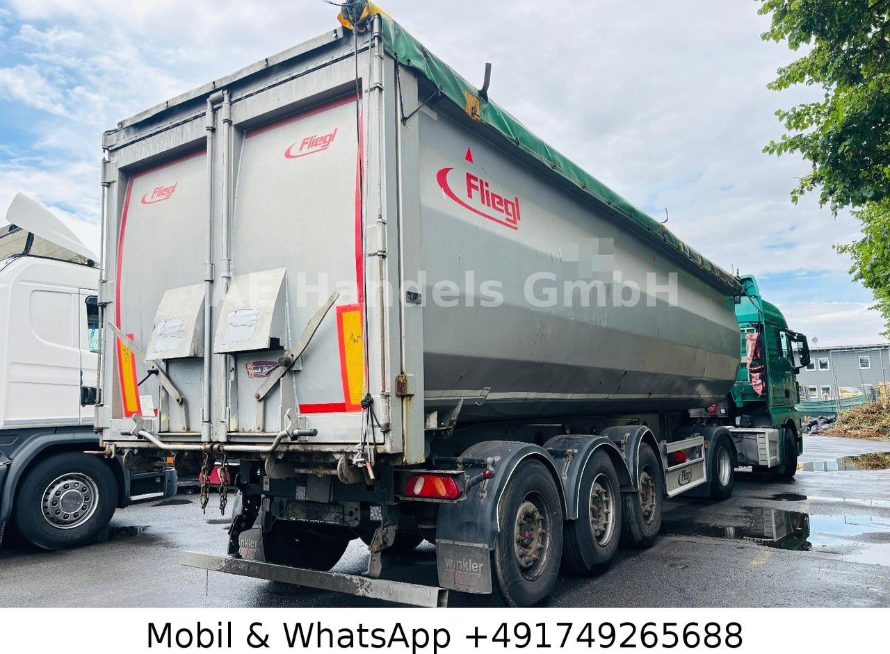 Fliegl DHKS 390 Stahl *50m³/Lift/Podest/Getreideöffnung - Semi-remorque benne: photos 2 Fliegl DHKS 390 Stahl *50m³/Lift/Podest/Getreideöffnung - Semi-remorque benne: photos 2