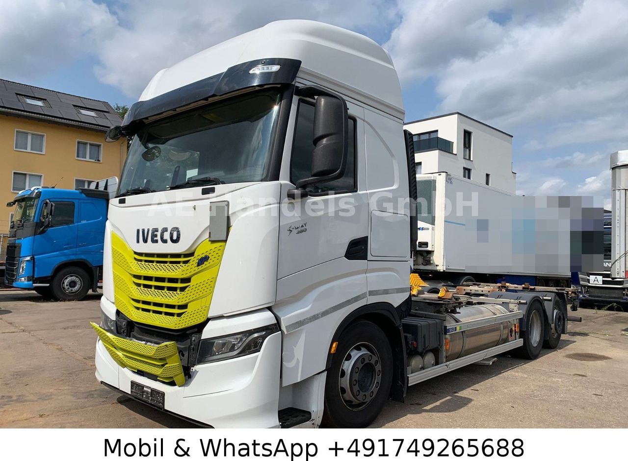Iveco S-Way 460 LNG BDF 6x2 *Retarder/Lenk+Lift/AHK - Camion porte-conteneur/ Caisse mobile: photos 4 Iveco S-Way 460 LNG BDF 6x2 *Retarder/Lenk+Lift/AHK - Camion porte-conteneur/ Caisse mobile: photos 4