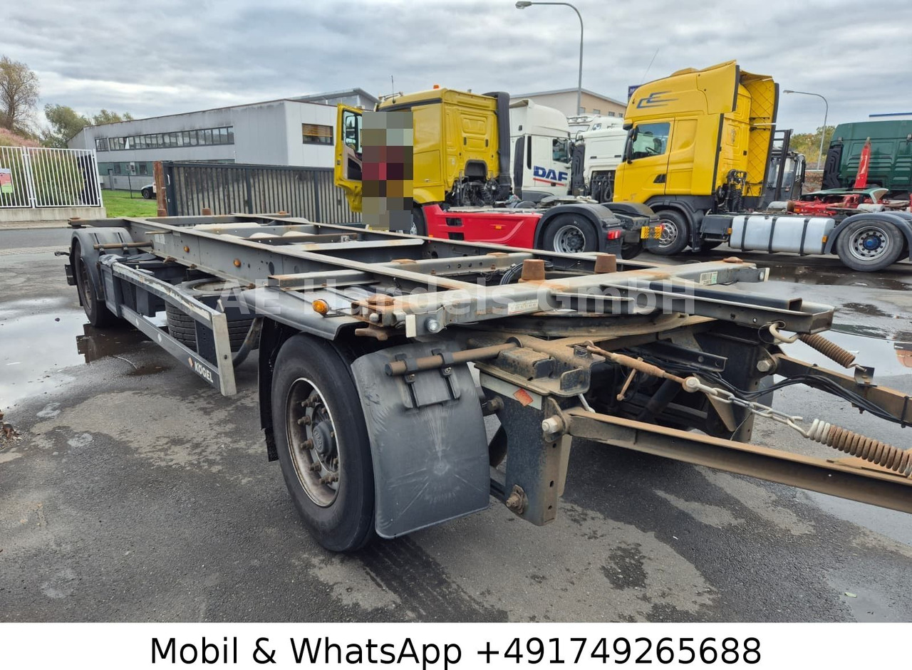 Kögel AW 18 BDF Drehschemel *Scheibenbremsen/Vollluft - Remorque porte-conteneur/ Caisse mobile: photos 1 Kögel AW 18 BDF Drehschemel *Scheibenbremsen/Vollluft - Remorque porte-conteneur/ Caisse mobile: photos 1