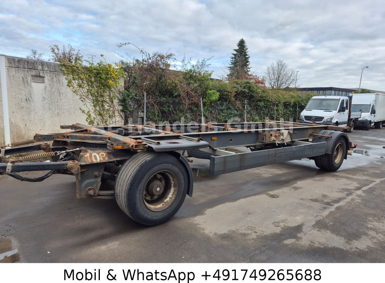 Krone AZW 18 BDF Drehschermel*Scheibenbremsen/VollLuft - Remorque porte-conteneur/ Caisse mobile: photos 2 Krone AZW 18 BDF Drehschermel*Scheibenbremsen/VollLuft - Remorque porte-conteneur/ Caisse mobile: photos 2