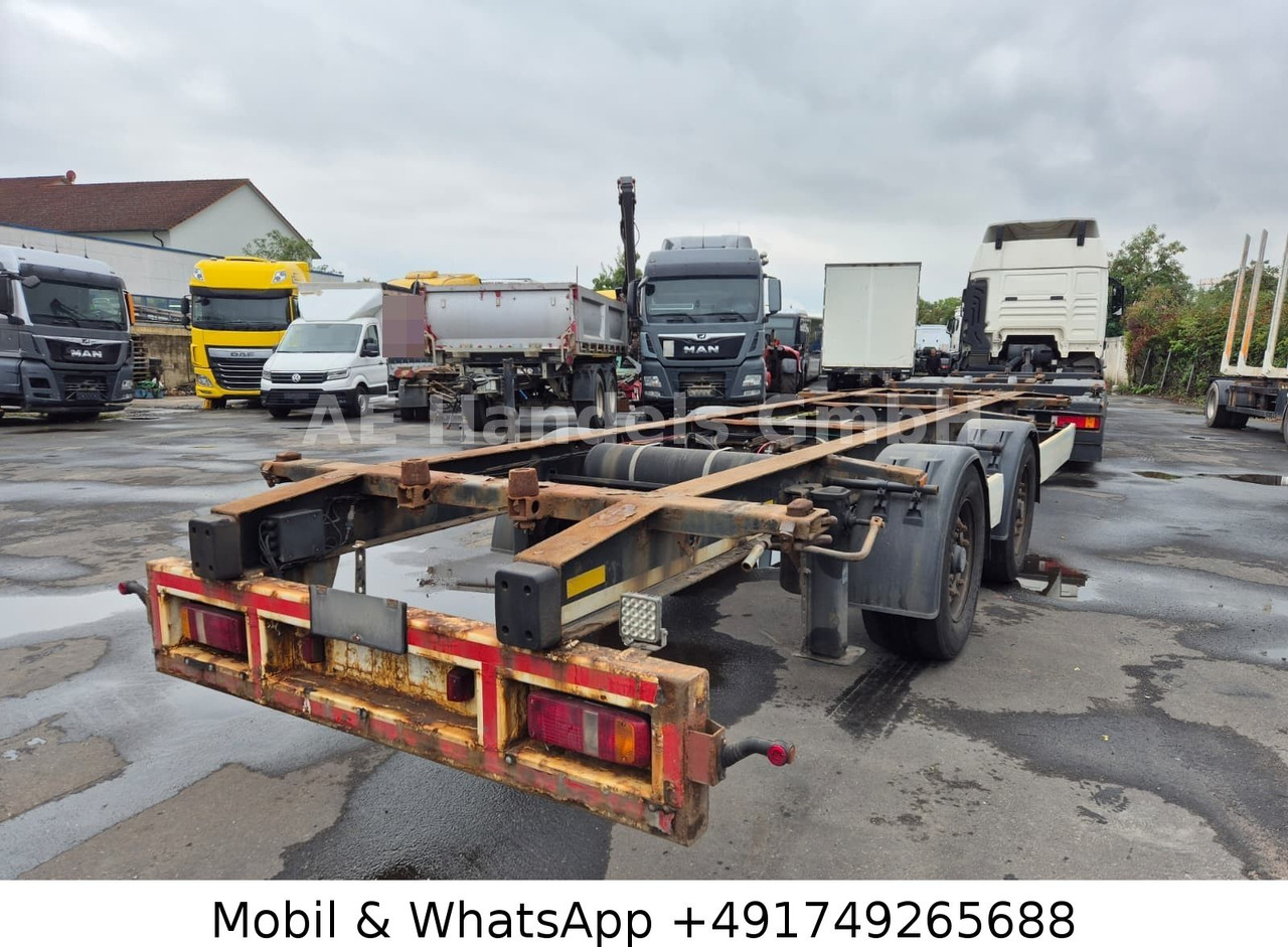 Krone ZZ Tandem BDF Tiefgekoppelt *Wabco/BWP/Luft - Remorque châssis: photos 5 Krone ZZ Tandem BDF Tiefgekoppelt *Wabco/BWP/Luft - Remorque châssis: photos 5