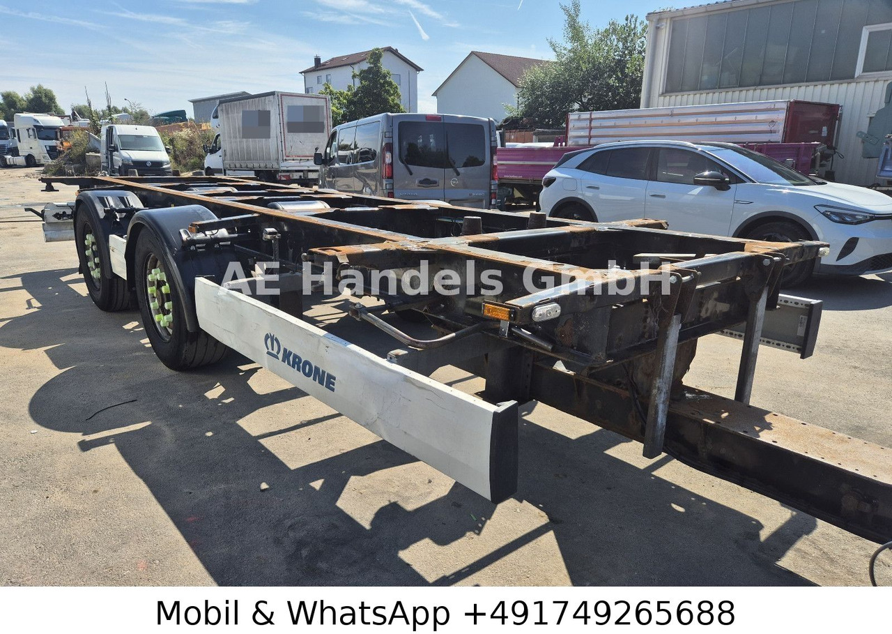 Krone ZZ Tandem BDF *Wabco / BPW / TÜV-01.2026 - Remorque châssis: photos 1 Krone ZZ Tandem BDF *Wabco / BPW / TÜV-01.2026 - Remorque châssis: photos 1