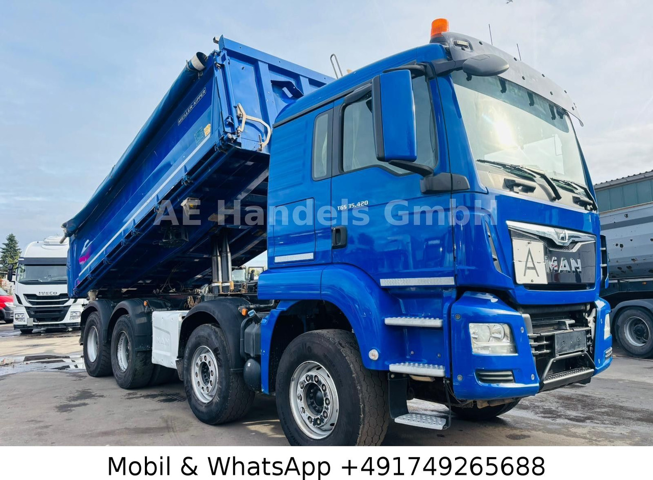 MAN TGS 35.420 L BB 8x4 Meiller *13m³/Bordmatik/AP - Camion benne: photos 1 MAN TGS 35.420 L BB 8x4 Meiller *13m³/Bordmatik/AP - Camion benne: photos 1