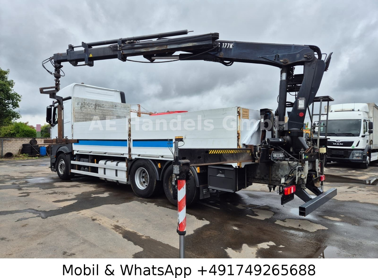 Mercedes-Benz Actros IV 2645 L LL 6x2 *Retarder/Hiab-177K-Pro - Camion plateau, Camion grue: photos 3 Mercedes-Benz Actros IV 2645 L LL 6x2 *Retarder/Hiab-177K-Pro - Camion plateau, Camion grue: photos 3
