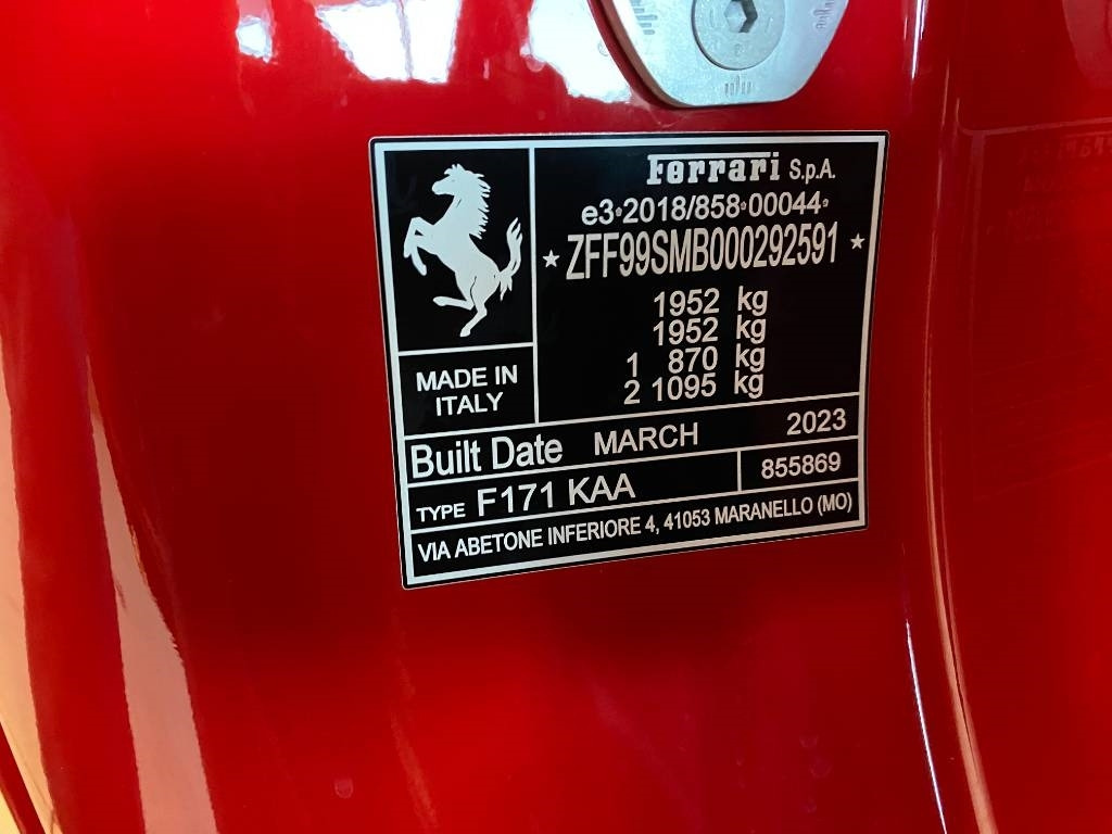 Coupé neuf Ferrari 296 GTB Origine Françaises TVA Récupérable neuve: photos 8