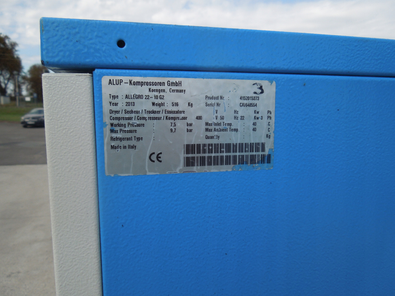 ALUP ALLEGRO 22-10 - Compresseur d'air: photos 5 ALUP ALLEGRO 22-10 - Compresseur d'air: photos 5