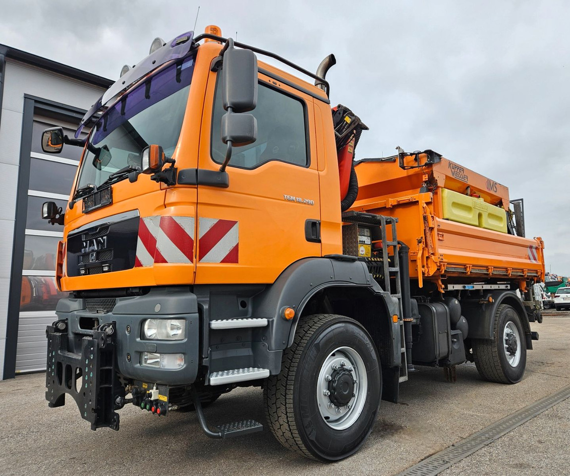 MAN TGM 18.290 4x4 Palfinger PK7001 Kran Funk Euro5 - Camion benne, Camion grue: photos 4 MAN TGM 18.290 4x4 Palfinger PK7001 Kran Funk Euro5 - Camion benne, Camion grue: photos 4