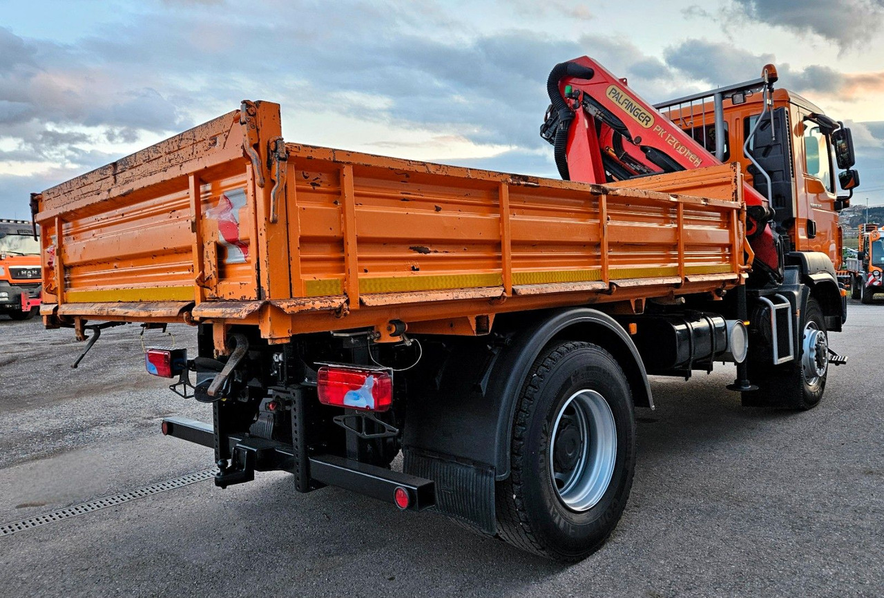 Camion benne, Camion grue neuf MAN TGM 18.340 4x4 Palfinger PK12001 EH  Kran Euro5: photos 7