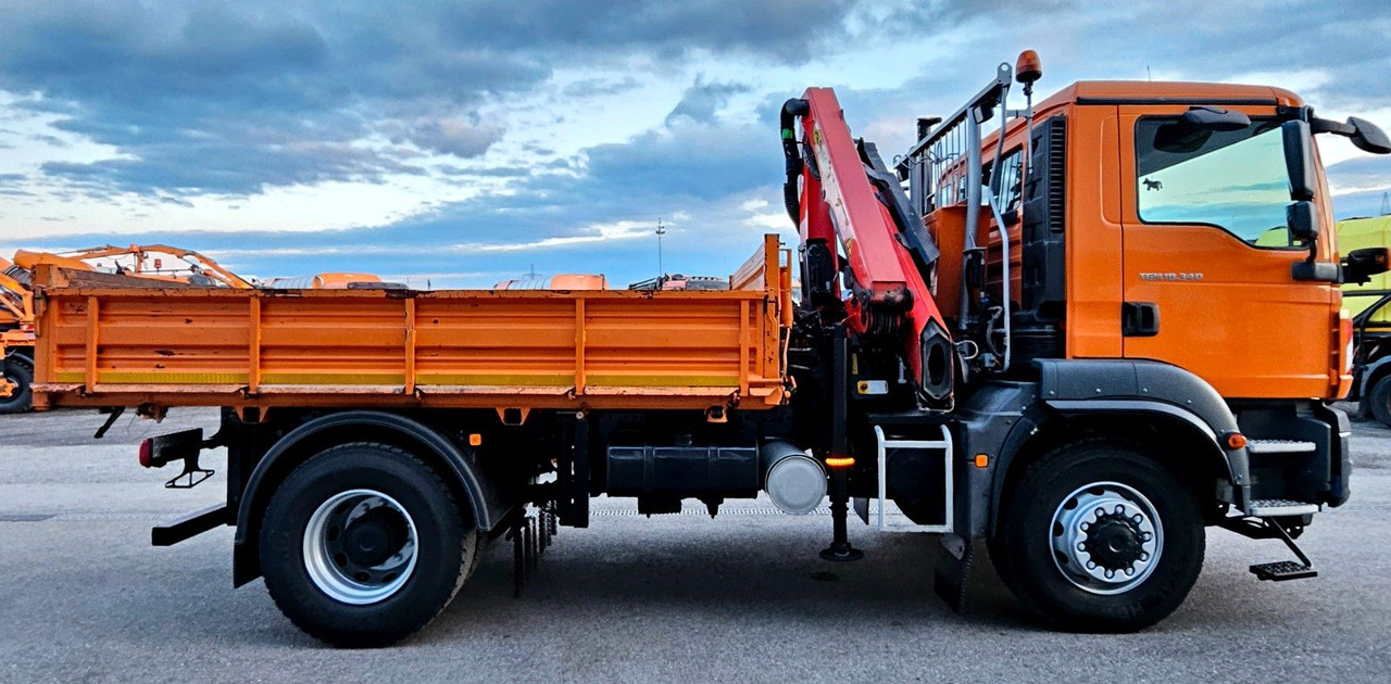 Camion benne, Camion grue neuf MAN TGM 18.340 4x4 Palfinger PK12001 EH  Kran Euro5: photos 8