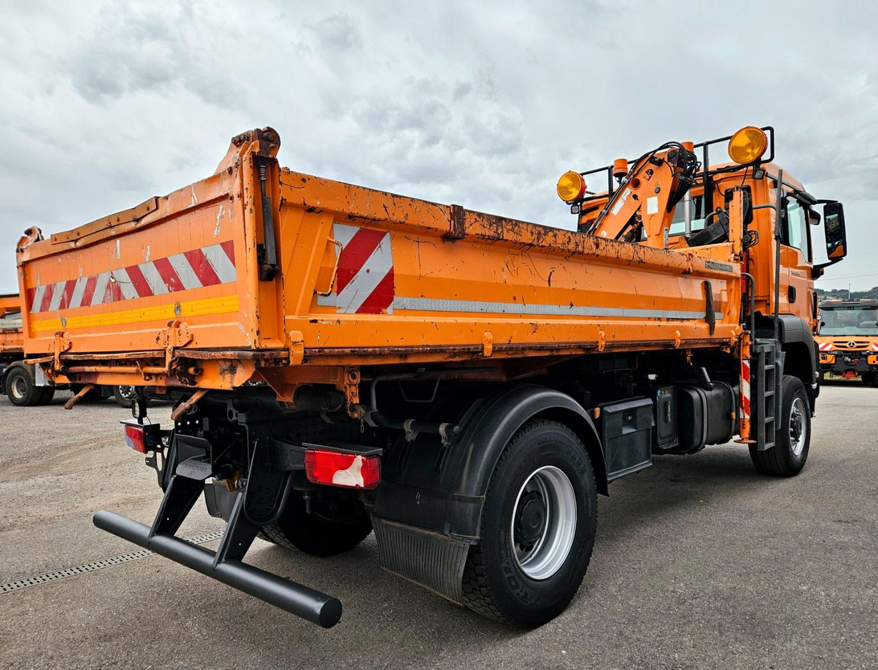MAN TGS 18.320 4x4 BL Atlas 65.2 Kran Euro5 - Camion benne, Camion grue: photos 5 MAN TGS 18.320 4x4 BL Atlas 65.2 Kran Euro5 - Camion benne, Camion grue: photos 5