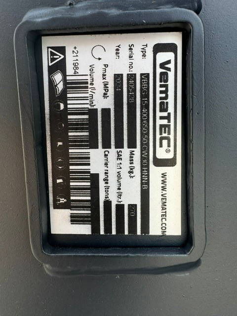 VemaTec New CW30 Bucket 650mm 400mm - Godet pour pelle pour Engins de chantier: photos 3 VemaTec New CW30 Bucket 650mm 400mm - Godet pour pelle pour Engins de chantier: photos 3