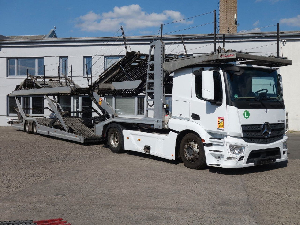 Mercedes-Benz Actros 1846 mit Euro Lohr, VDI Certificate - Camion porte-voitures: photos 2 Mercedes-Benz Actros 1846 mit Euro Lohr, VDI Certificate - Camion porte-voitures: photos 2