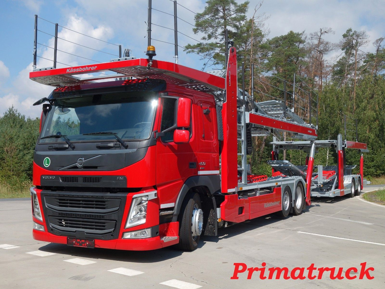 Volvo FM 460 6x2 Kassbohre Metago Pro / Intago tt, VDI - Camion porte-voitures: photos 1 Volvo FM 460 6x2 Kassbohre Metago Pro / Intago tt, VDI - Camion porte-voitures: photos 1