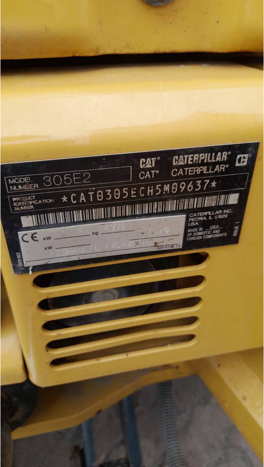 Pelle sur chenille CAT 305E2CR: photos 6