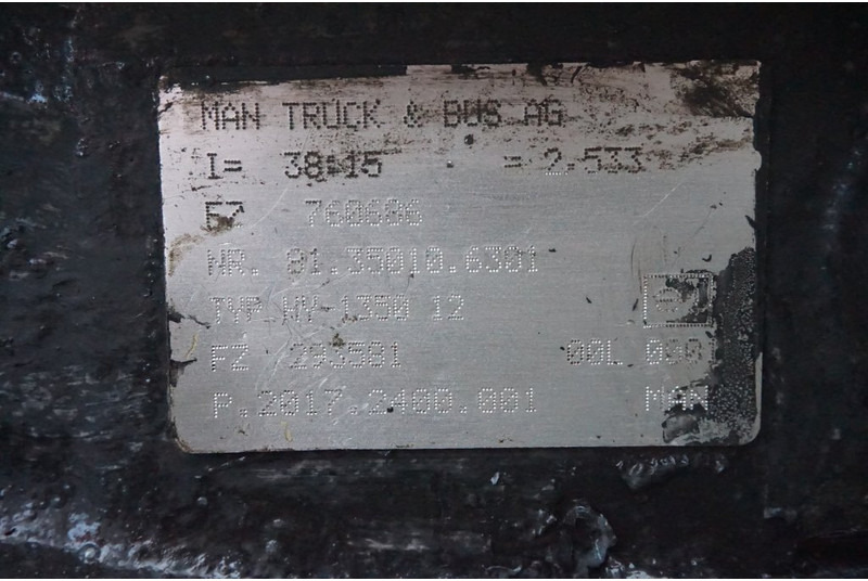 MAN HY-1350-15 38:15 81.35003-7671 - Essieu arrière pour Camion: photos 4 MAN HY-1350-15 38:15 81.35003-7671 - Essieu arrière pour Camion: photos 4