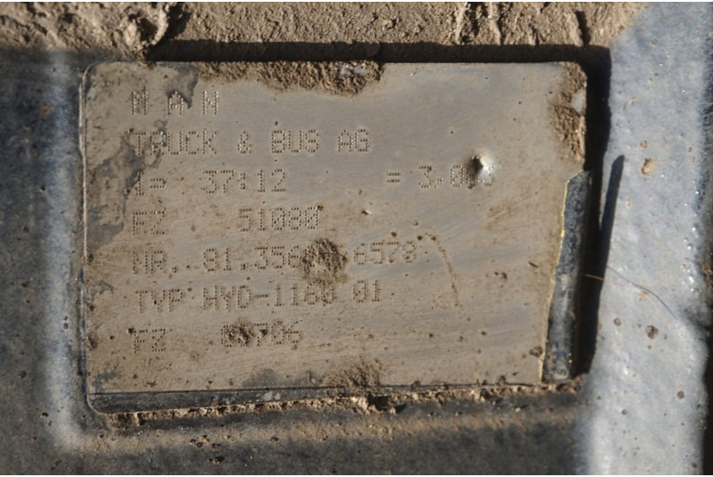 MAN HYD-1160-01 37/12 - Essieu arrière pour Camion: photos 3 MAN HYD-1160-01 37/12 - Essieu arrière pour Camion: photos 3