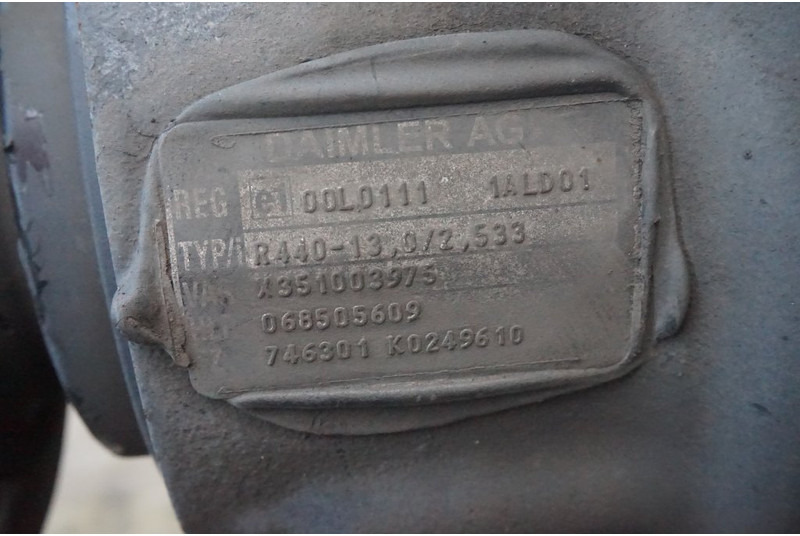 Mercedes-Benz R440-13A/C22.5 i=2.533 746 301 K0 249610 - Essieu arrière pour Camion: photos 4 Mercedes-Benz R440-13A/C22.5 i=2.533 746 301 K0 249610 - Essieu arrière pour Camion: photos 4