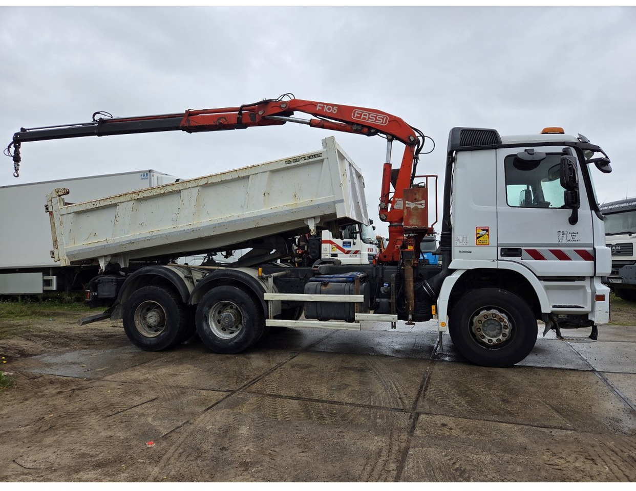 MERCEDESA CTROS 3341 6X4 TIPPER CRANE FASSI F105 - Camion benne, Camion grue: photos 5 MERCEDESA CTROS 3341 6X4 TIPPER CRANE FASSI F105 - Camion benne, Camion grue: photos 5