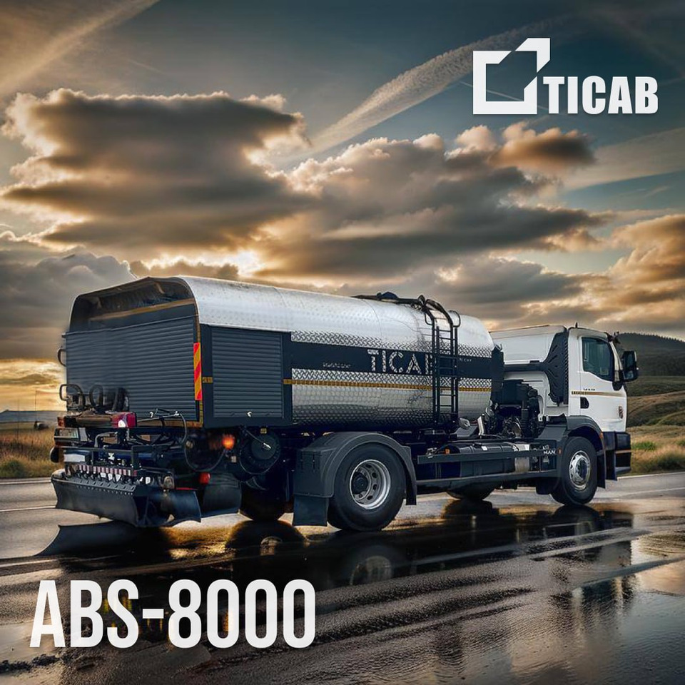 TICAB Аutonomous Asphalt Sprayer 8000 L, Asphalt Distributor, Manufacturer - Camion pompe: photos 3 TICAB Аutonomous Asphalt Sprayer 8000 L, Asphalt Distributor, Manufacturer - Camion pompe: photos 3