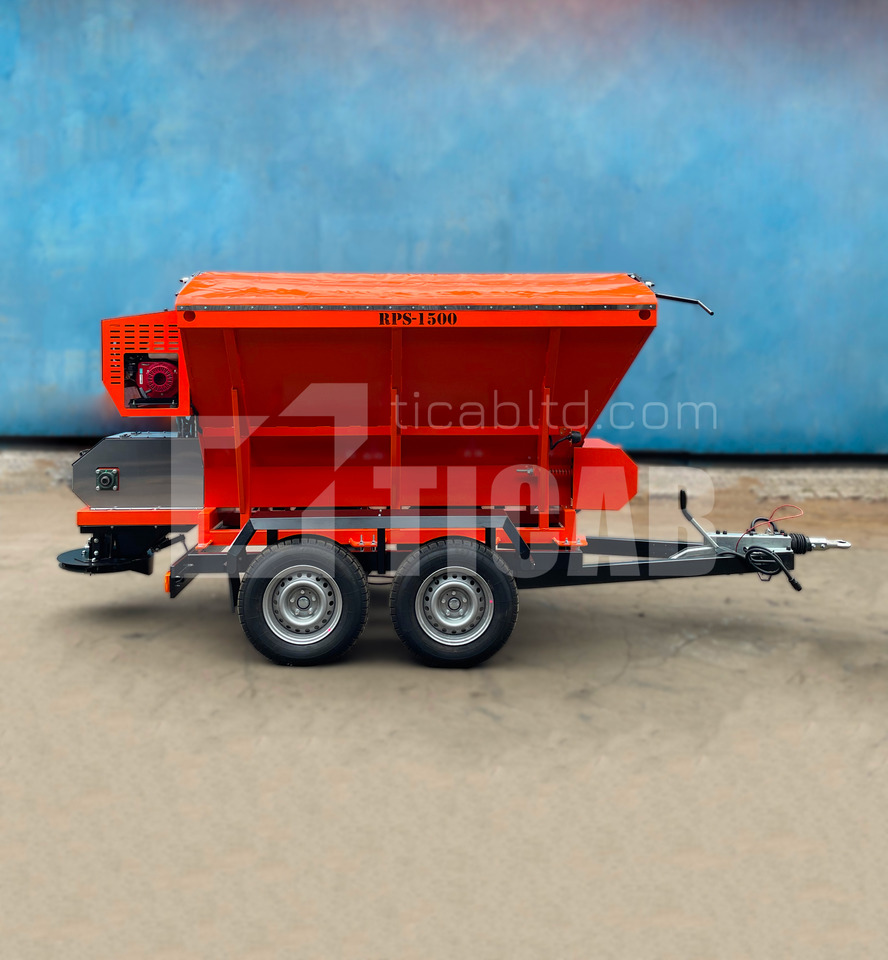 TICAB New Salt and Sand Spreader, Hopper spreader,Manufacturer, 1,5m³ - Semi-remorque à bande: photos 3 TICAB New Salt and Sand Spreader, Hopper spreader,Manufacturer, 1,5m³ - Semi-remorque à bande: photos 3