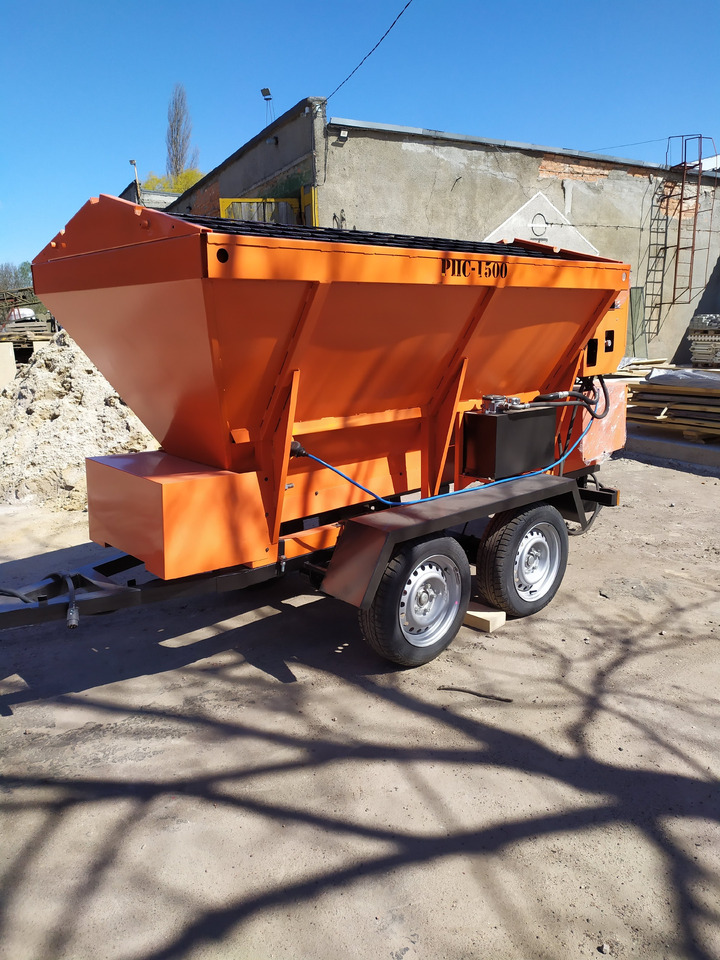 TICAB New Salt and Sand Spreader, Hopper spreader,Manufacturer, 1,5m³ - Semi-remorque à bande: photos 4 TICAB New Salt and Sand Spreader, Hopper spreader,Manufacturer, 1,5m³ - Semi-remorque à bande: photos 4