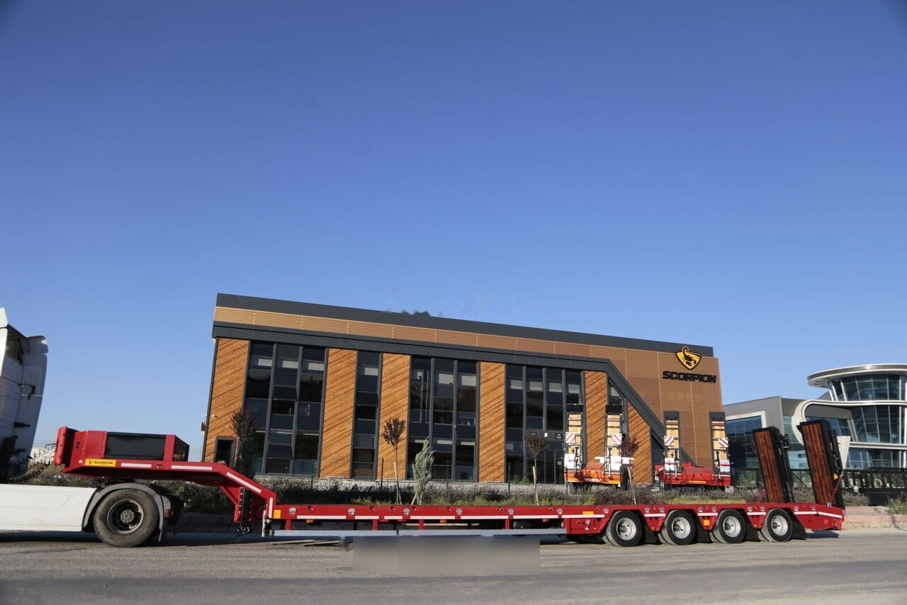 Scorpion Trailer NEW 4 AXLE LOWBED SEMI TRAILER (MANUFACTURER COMPANY) - Semi-remorque surbaissé: photos 1 Scorpion Trailer NEW 4 AXLE LOWBED SEMI TRAILER (MANUFACTURER COMPANY) - Semi-remorque surbaissé: photos 1