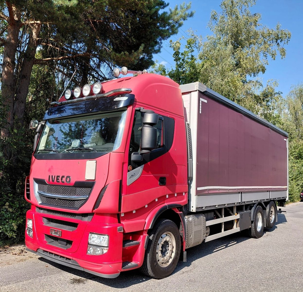 Iveco 260S42 Stralis, 6x2, Retarder, Euro 6, 7.80m box - Camion à rideaux coulissants: photos 3 Iveco 260S42 Stralis, 6x2, Retarder, Euro 6, 7.80m box - Camion à rideaux coulissants: photos 3