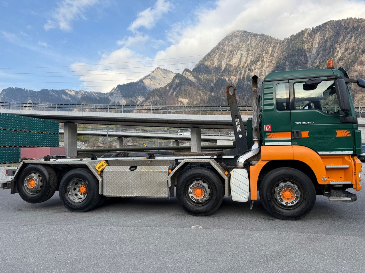 MAN TGS 35.480 8x2, E5, Mobas Abroll - Camion ampliroll: photos 3 MAN TGS 35.480 8x2, E5, Mobas Abroll - Camion ampliroll: photos 3