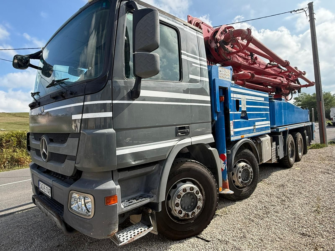 Mercedes-Benz Actros 4448 10x4, E5, MP-3, Putzmeister M46-5 - Camion pompe: photos 3 Mercedes-Benz Actros 4448 10x4, E5, MP-3, Putzmeister M46-5 - Camion pompe: photos 3