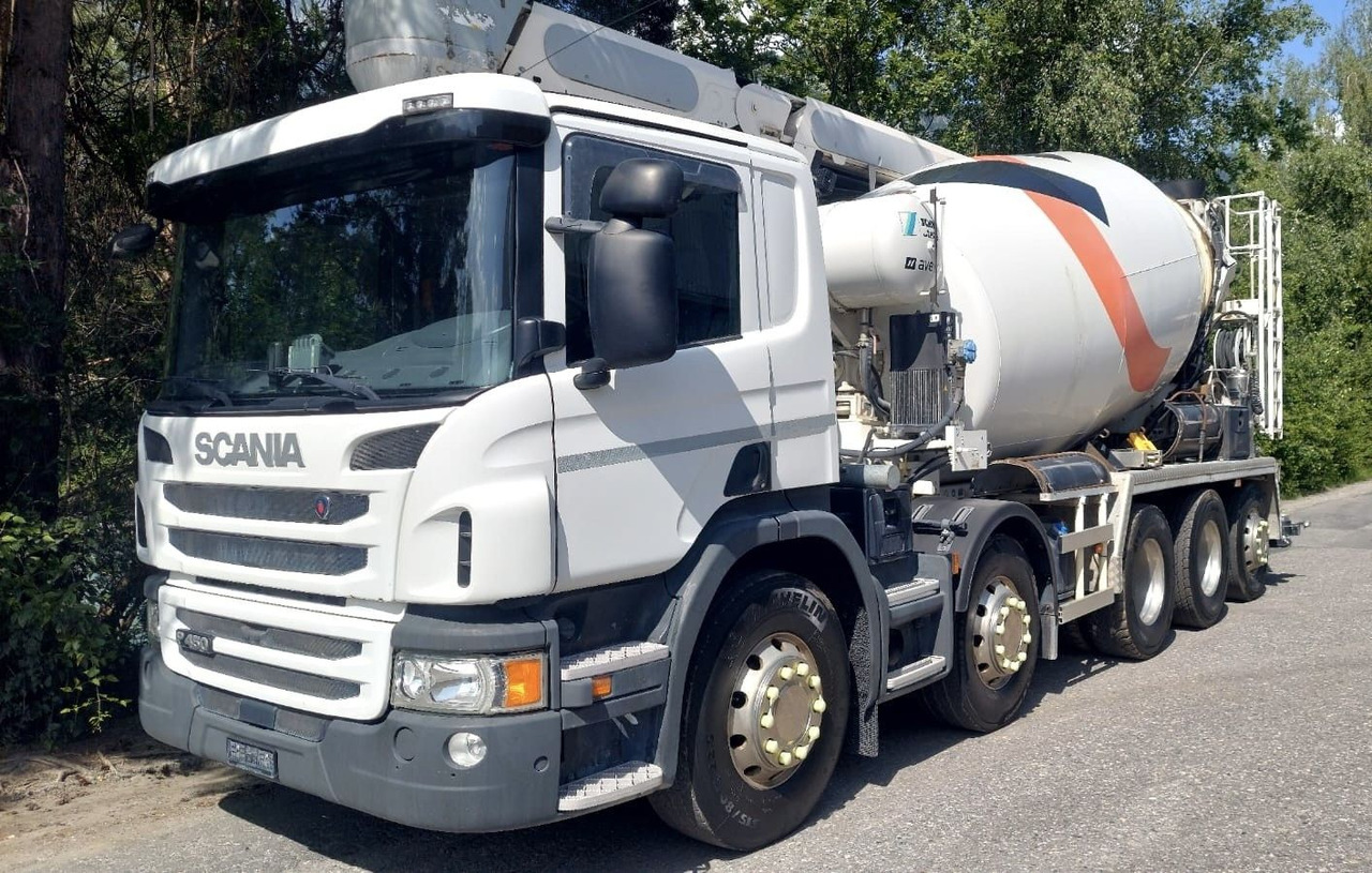 Scania P450 LB 10x4,E6,Stetter 10m³,Förderband/belt 16m - Camion malaxeur: photos 4 Scania P450 LB 10x4,E6,Stetter 10m³,Förderband/belt 16m - Camion malaxeur: photos 4