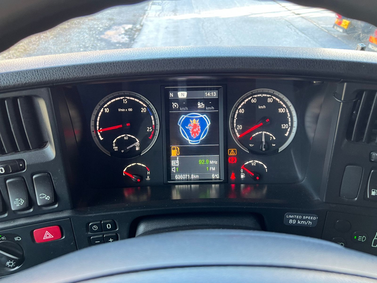 Camion à rideaux coulissants Scania R440 4x2, Euro 6, Ladebordwand, Retarder: photos 15