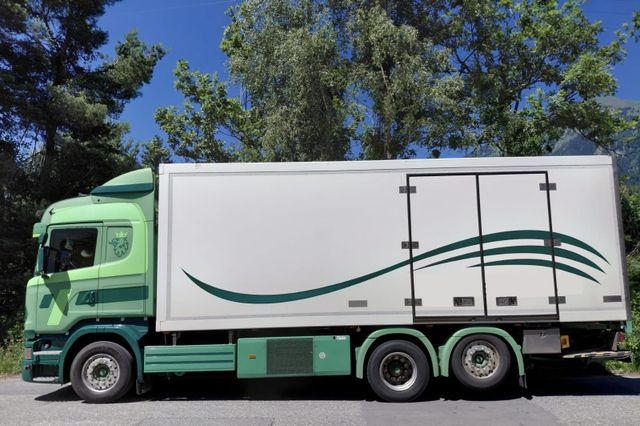 Scania R450 6x2, E6, Thermo King UT 1200, Ladebordwand - Camion frigorifique: photos 2 Scania R450 6x2, E6, Thermo King UT 1200, Ladebordwand - Camion frigorifique: photos 2