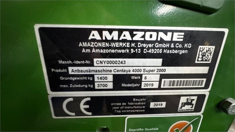 Amazone KG4001Super/Cataya4000Super KG 4001 Super - Combiné de semis: photos 2 Amazone KG4001Super/Cataya4000Super KG 4001 Super - Combiné de semis: photos 2