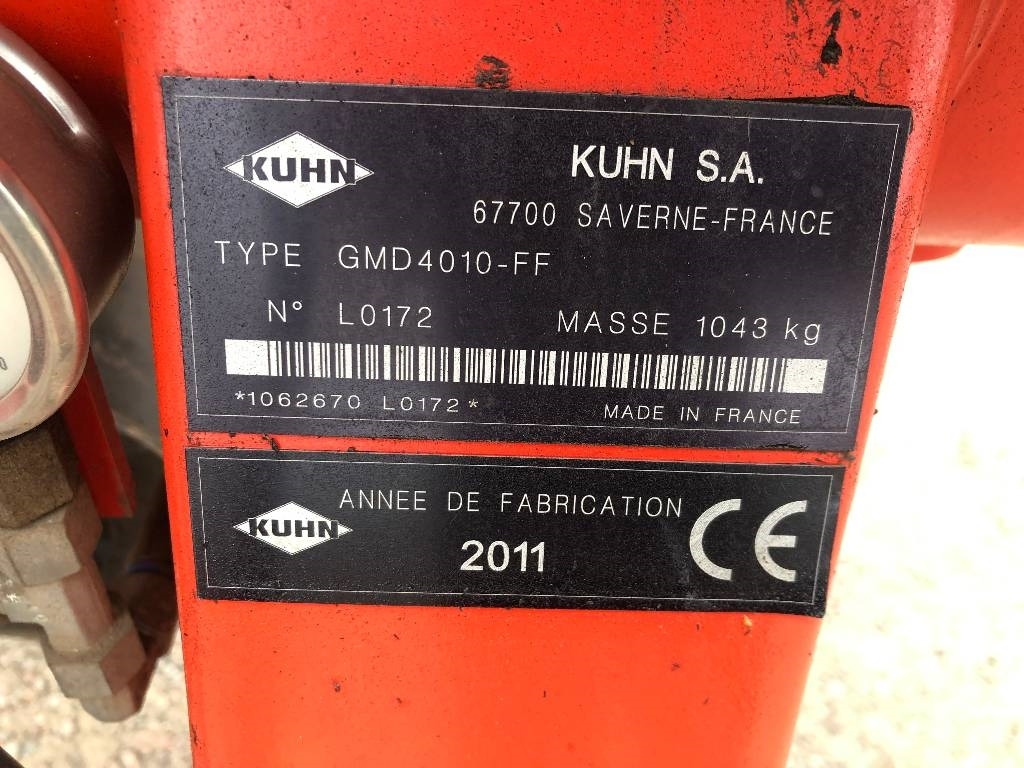 Kuhn GMD 4010 Dismantled: only spare parts - Faucheuse: photos 3 Kuhn GMD 4010 Dismantled: only spare parts - Faucheuse: photos 3