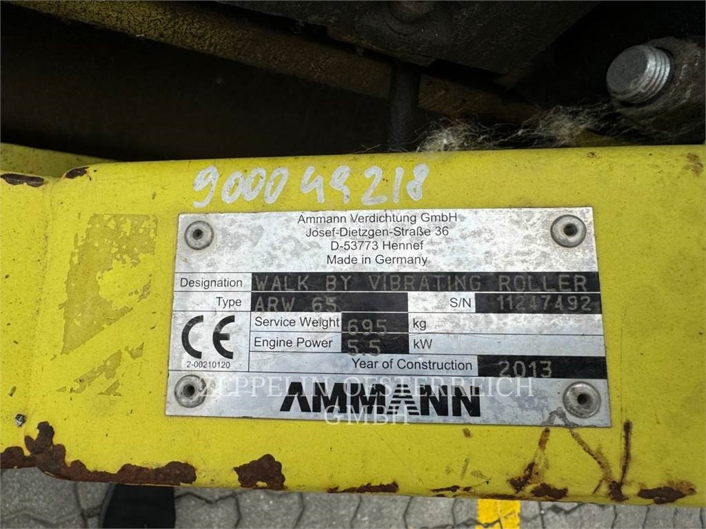 Ammann ARW 65 - Mini compacteur: photos 3 Ammann ARW 65 - Mini compacteur: photos 3