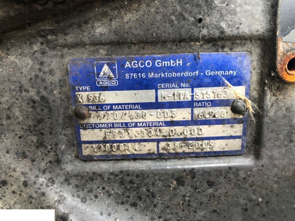 Fendt 930 - Wkład Mostu - Transmission pour Machine agricole: photos 3 Fendt 930 - Wkład Mostu - Transmission pour Machine agricole: photos 3