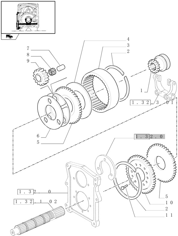 New Holland T6010 Koło zębate koronowe 100t, 63mm l 5146473 - Transmission pour Machine agricole: photos 1 New Holland T6010 Koło zębate koronowe 100t, 63mm l 5146473 - Transmission pour Machine agricole: photos 1