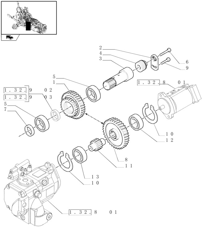 New Holland T6010 T7230 Koło zębate z46/z55 87389628 - Transmission pour Tracteur agricole: photos 1 New Holland T6010 T7230 Koło zębate z46/z55 87389628 - Transmission pour Tracteur agricole: photos 1