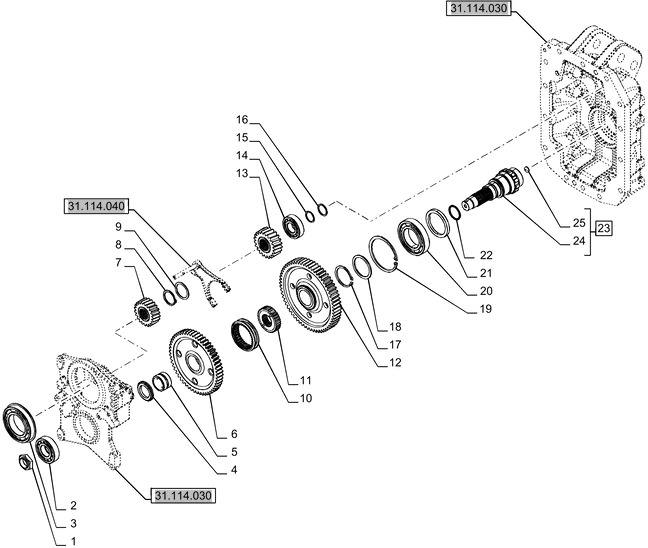 New Holland T6070 Wałek 248.4mm l 47131841 - Transmission pour Tracteur agricole: photos 1 New Holland T6070 Wałek 248.4mm l 47131841 - Transmission pour Tracteur agricole: photos 1
