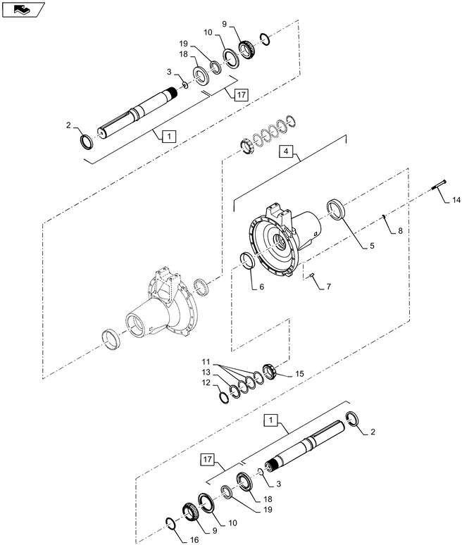 New Holland T6090 Oś 118654A3 - Essieu et pièces pour Tracteur agricole: photos 1 New Holland T6090 Oś 118654A3 - Essieu et pièces pour Tracteur agricole: photos 1
