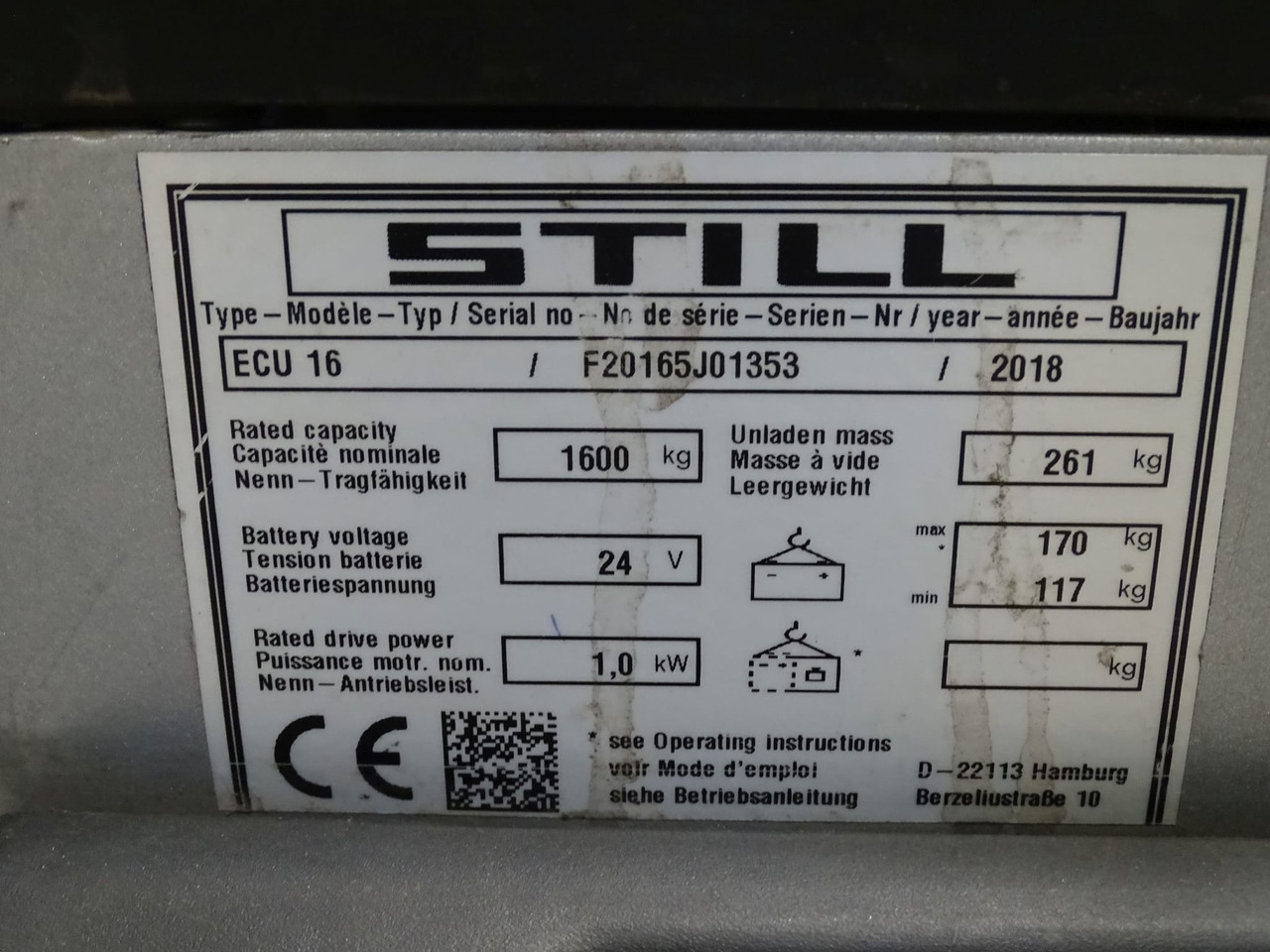 STILL ECU16 - Transpalette: photos 5 STILL ECU16 - Transpalette: photos 5