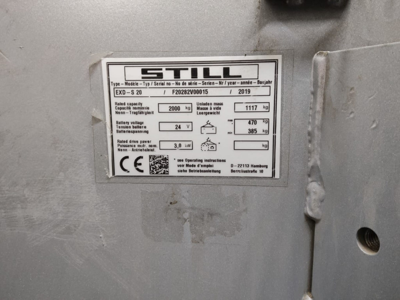 STILL EXD-S20 - Gerbeur: photos 2 STILL EXD-S20 - Gerbeur: photos 2