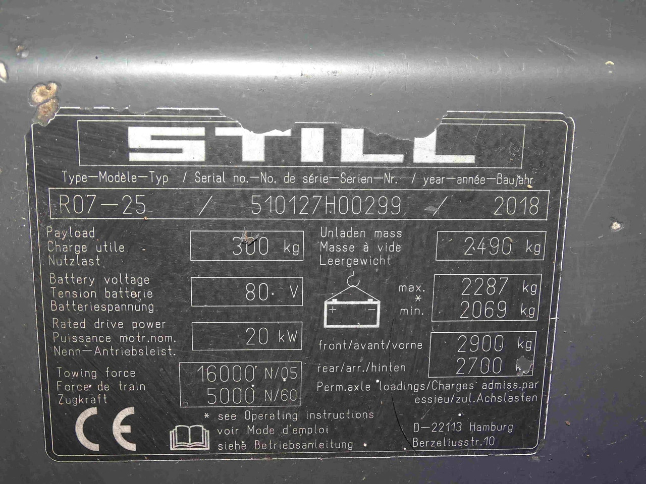 STILL R07-25 - Chariot tracteur: photos 2 STILL R07-25 - Chariot tracteur: photos 2