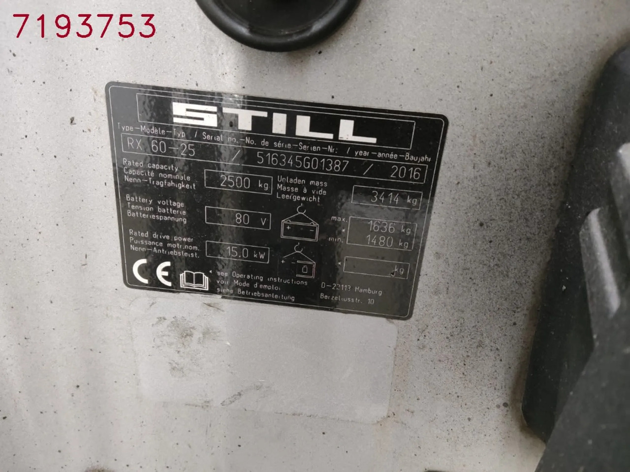 STILL RX60-25 - Chariot élévateur électrique: photos 5 STILL RX60-25 - Chariot élévateur électrique: photos 5