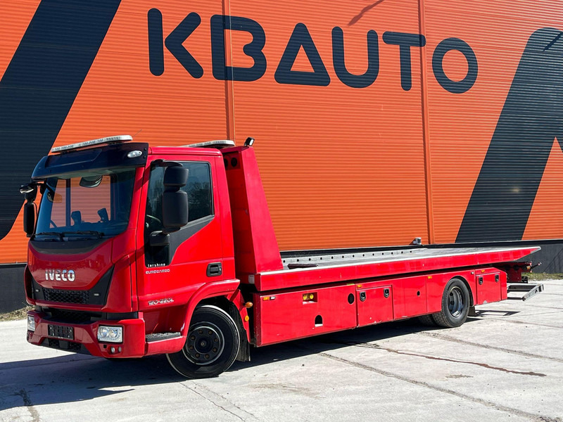 Iveco Eurocargo 120-220L 4x2 WY 2500 kg / PLATFORM L=6570 mm / W=2300 mm / WINCH - Camion porte-voitures: photos 1 Iveco Eurocargo 120-220L 4x2 WY 2500 kg / PLATFORM L=6570 mm / W=2300 mm / WINCH - Camion porte-voitures: photos 1